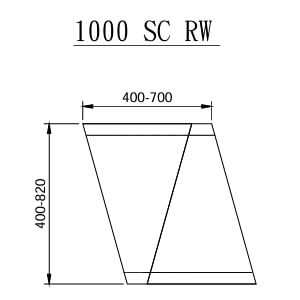 Flor bolsa que hace la máquina SDH-1000SC-RW