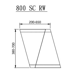 Flor bolsa que hace la máquina SDH-800SC-RW